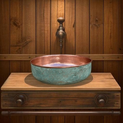 Lavello marocchino rame patina