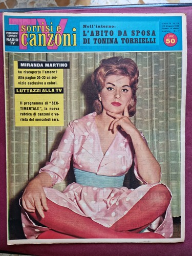 Sorrisi canzoni 22 1960 - tv,