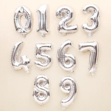 Palloncino a forma di NUMERO colore e numero scelta 40cm festa party compleanno