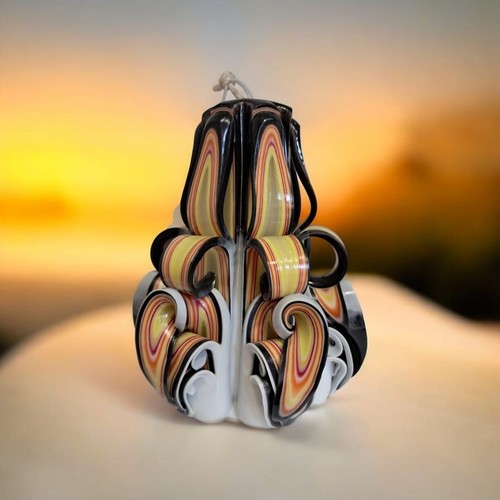 Candela artistica intaglio - candela,