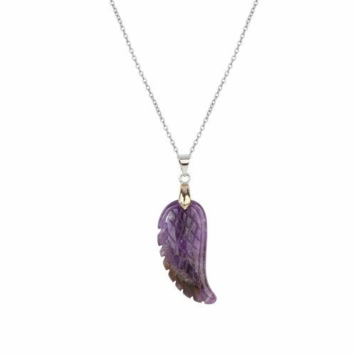 Collana ciondolo ala vera