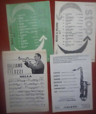 SPARTITI - 4 RACCOLTE TWIST ROCK CHA CHA CHA - ANNI '70