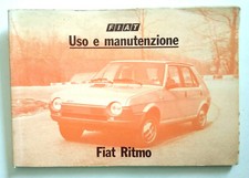 Fiat ritmo libretto uso - fiat,