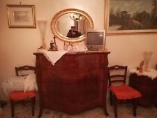 Mobile.in legno Noce  Comò e 2 comodini