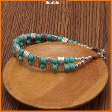 Bracciale tibetano turchese - bracciale,