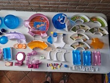 ZHU ZHU PETS - Go-Kart con pista- Salone bellezza-Palla-Ruota panoramica-Scivolo