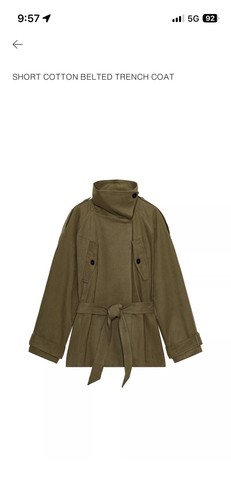 Zara 2025 short cotten - zara, f/w