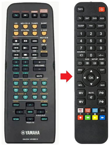 Telecomando adatto per - , yamaha