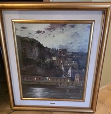 Dipinto olio su tela paesaggio