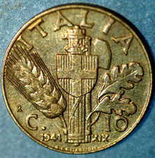 1941 Italia 10 Centesimi