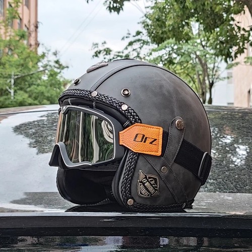 Casco moto retrò nuovo - moto,