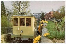 Cartolina Tramways de Neuchatel / Funiculaire piano Ecluse, funicolare, vagone 1