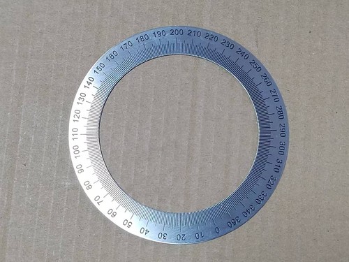 1pz anello disco metallo - anello,
