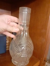 ✅?Particolare Bottiglia Francese In Vetro Vintage D'epoca Da Collezione 