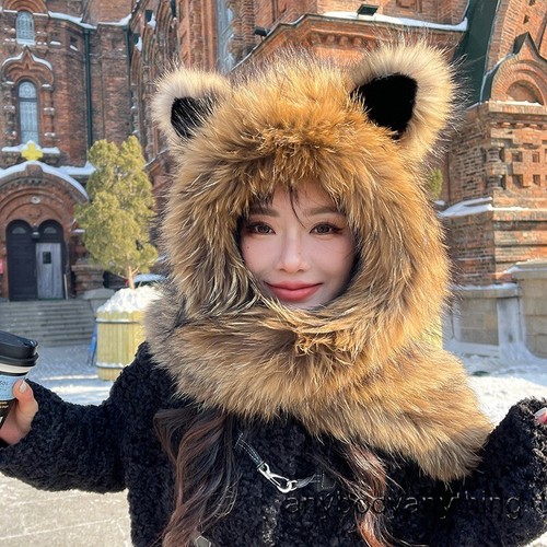 Women real natural raccoon - women's,
