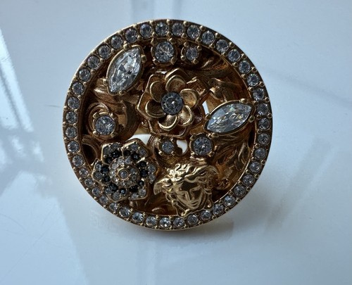 Anello versace cristalli - versace, fiori