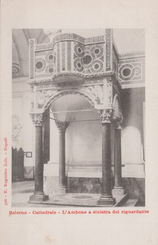 Cartolina salerno cattedrale - cartolina,