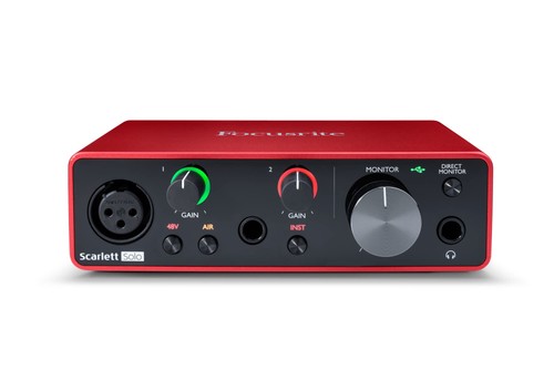 Focusrite scarlett solo terza - focusrite, (terza