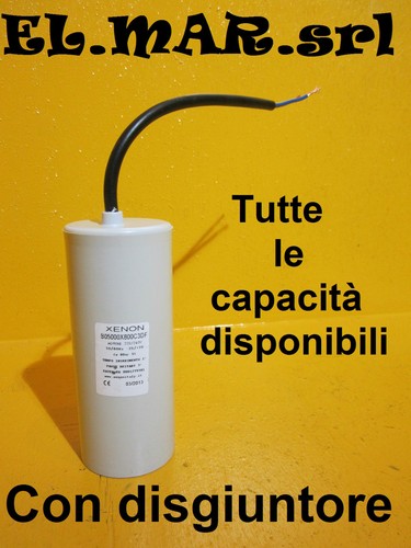 Condensatore con disgiuntore - con,