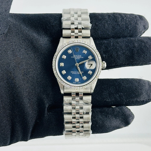 1970 rolex date - 34mm, stainless