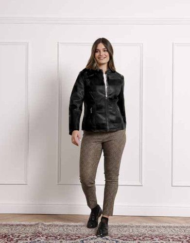 Giubbino ecopelle donna - in, da