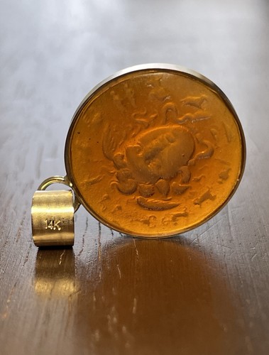 Amuleto intaglio gorgone - amuleto,
