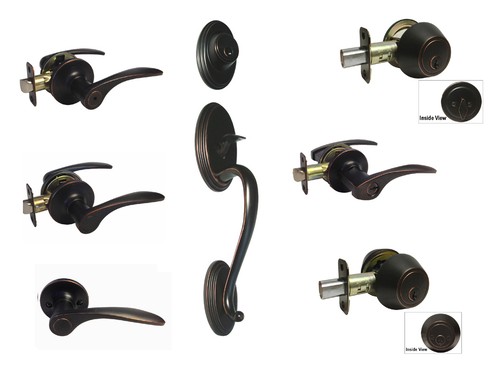Maniglia porta bronzo - , lucidato