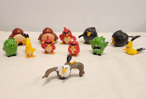 Angry bird figurines lot - figurines, of