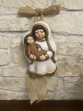 Thun Placca . Formella Madonna Con Gesù Bambino, Cm 21