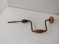 Vecchio antico trapano mano - trapano,