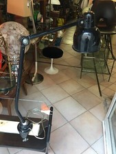 LAMPADA INDUSTRIALE ANNI 50 DA TAVOLO DOPPIO SNODO ITALIAN DESIGN TABLE LAMP