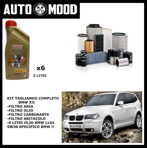 Kit tagliando olio castrol - kit,