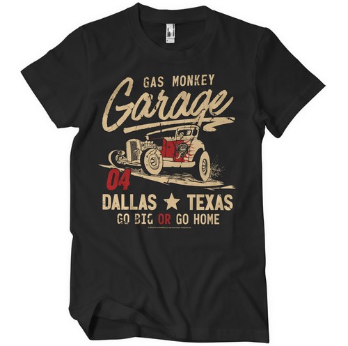 Maglietta uomo gas monkey - gas,