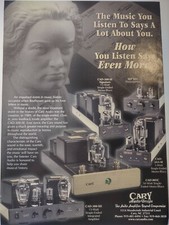 Pubblicità stampa Cary Audio