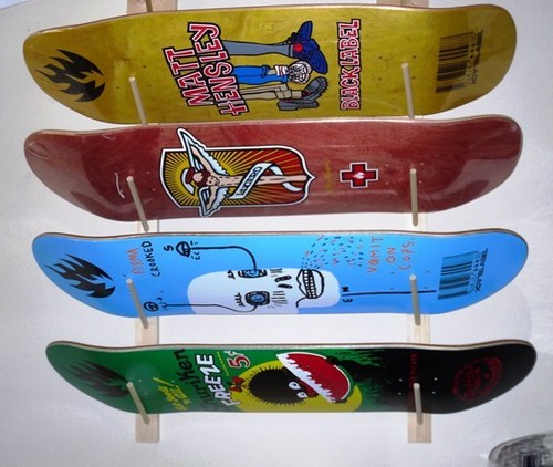 New complete skateboard rack - new,