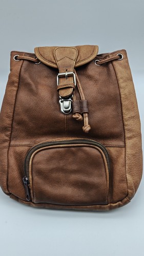 Zaino vera pelle marrone - vera,