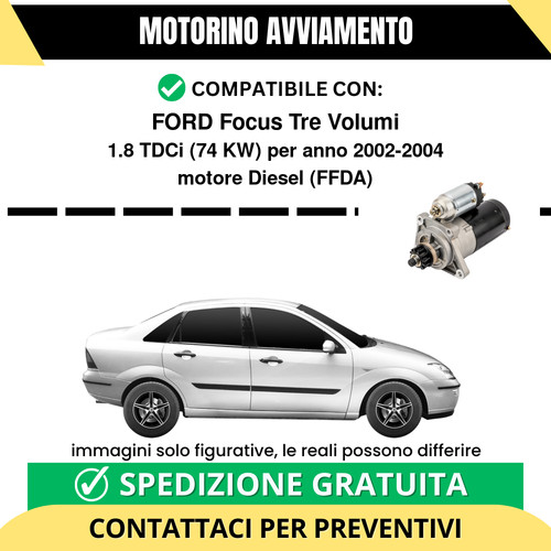 Motorino avviamento ford - motorino,