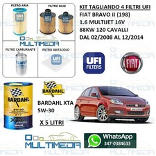 TAGLIANDO 4 FILTRI UFI OLIO