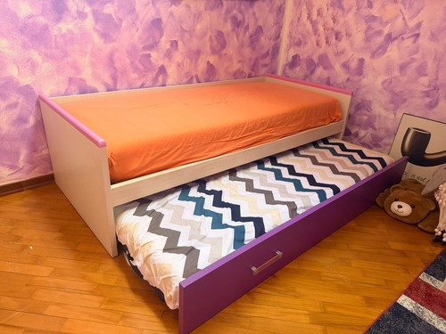 Letto singolo legno con - legno,