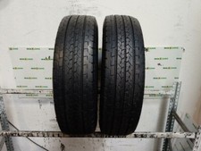 2 PNEUMATICI USATI 195 75 R 16C 110/108 R - BRIDGESTONE DURAVIS ESTIVE