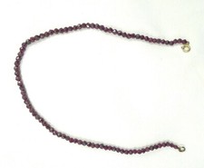 ANTICA COLLANA DI GRANATO MEARINE  GIOIELLO D'EPOCA