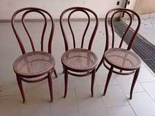  Lotto di 3 SEDIE tipo Vienna