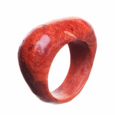 Anello IN Corallo, Rosso