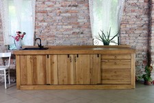 Cucina mod.BOLOGNA stile COUNTRY frassino massello NO elettrodomestici SU MISURA