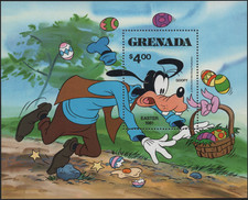 Foglietto "Pasqua - Pippo", 1981 - Grenada - DISNEY - MNH ** [DIS146]