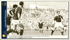 Cartolina calcio calciatore Valentino Mazzola dal Venezia al Torino 1946