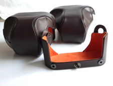 OLYMPUS CS-8BDB -CS-8LMDB -CS-8LSDB CUSTODIE IN PELLE X  OLYMPUS E 410-420 NUOVA