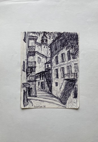étude dessin plume - Étude, à