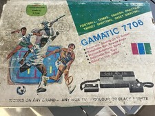 CONSOLE OTRON GAMATIC 7706 VINTAGE RARA ANNI 70 GIOCHI SPORT