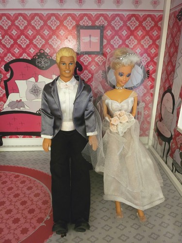 Barbie sposa arrossita sposo - barbie,